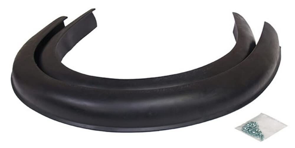 Pacer Performance 52-205 Flexy Flares 3-1/4'' x 72'' Full Coverage Heavy Duty Rubber Fender Extension - Pair