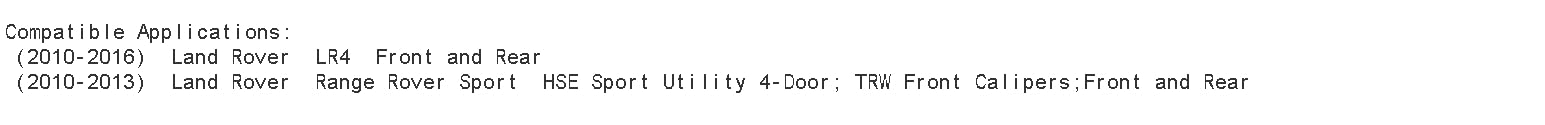 R1 Concepts Front Rear Brakes And Rotors Kit |Front Rear Brake Pads| Brake Rotors And Pads| Semi Metallic Brake Pads And Rotors |Fits 2010-2013 Land Rover Range Rover Sport, 2010-2016 Land Rover Lr4