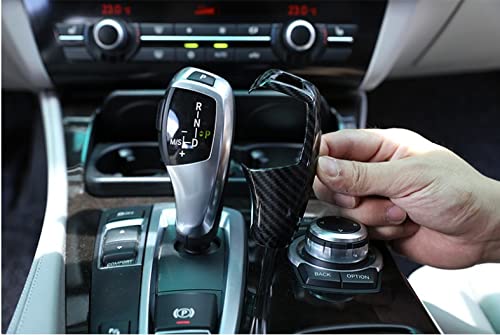 Mcb-Tunning Abs Carbon Fiber Look Gear Shift Knob Trim Cover Fit For Bmw 3 4 Series X3 X4 X5 X6 F10 F30 F32
