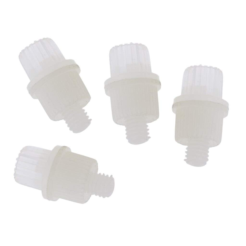 P1TOOLS Black Nylon License Plate Frame Fasteners - Bolts, Nuts & Screws for Motorcycle - One Size