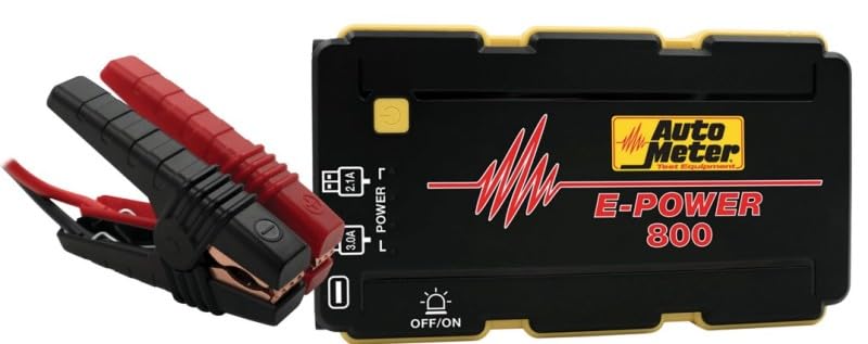 Auto Meter Ep-800 Jump Starter 12V Emergency Battery Pack 800A Peak/2220 Mah