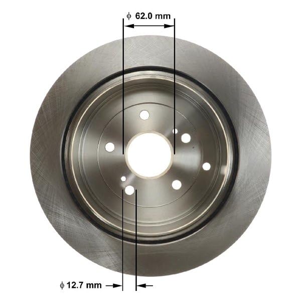 Bendix Premium Prt6141 Rear Brake Rotor For Suzuki Grand Vitara 2013-2009