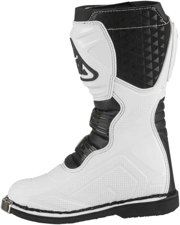 Answer Racing 446649 Powersports Motocross Protection Gear: Ar1 Boots, Black/White, Size Youth 3, 1 Pair