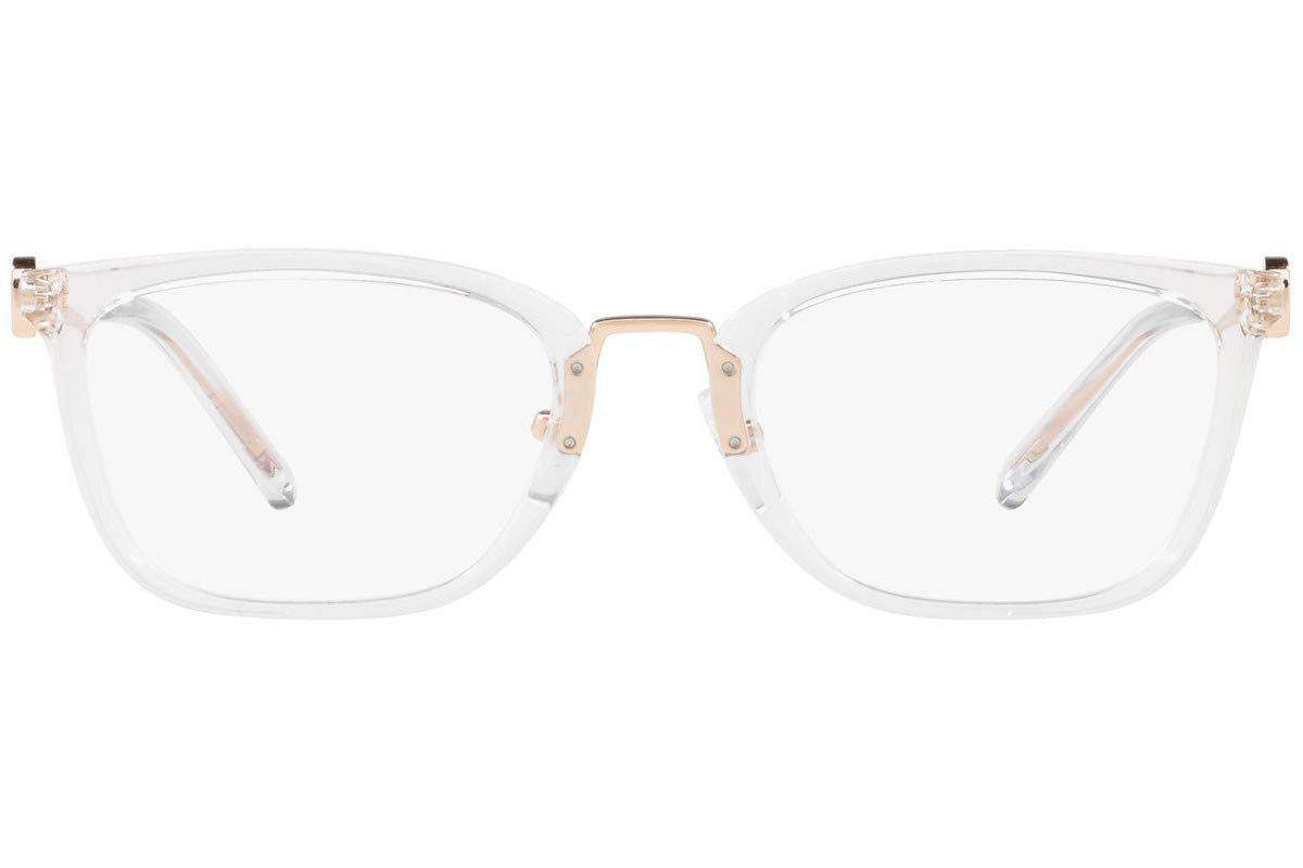 Michael Kors Mk 4054 3105 Crystal Clear Eyeglasses Frame W/Demo Lens-52Mm, 52/20/140