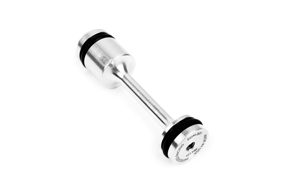 Improved Racing Gm Gen Iii & Iv Ls Billet Rear Galley Plug Barbell Oil Diverter