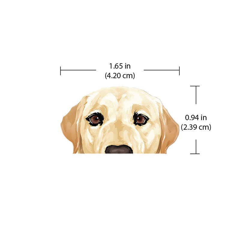 WIRESTER Fresh Scented Car Air Freshener Vent Clip, Decorative Accessories, Interior Decoration for Cars - Cream Labrador Retrie