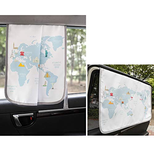 Magnetic Car Sun Shade Curtain For Side Window Baby Kids Children Sunshade Protector Protects From Sun Glare Heat Blocks Uv Rays