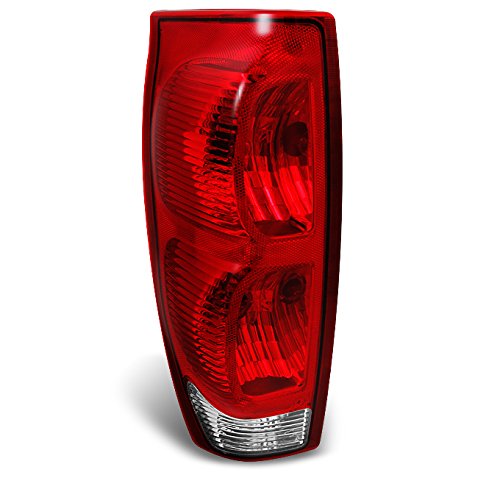 Akkon - For Chevy Avalanche 1500 2500 Pickup Truck Red Clear Tail Light Tail Lamp Driver Left Side Replacement