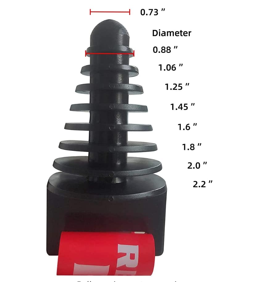 P1Tools Muffler Exhaust Wash Plug 0.8 'To 2.2', Rubber Exhaust Silencer Wash Plug For 2 Stroke And 4 Stroke Motorcycle Dirt Bike And Atv, Quad