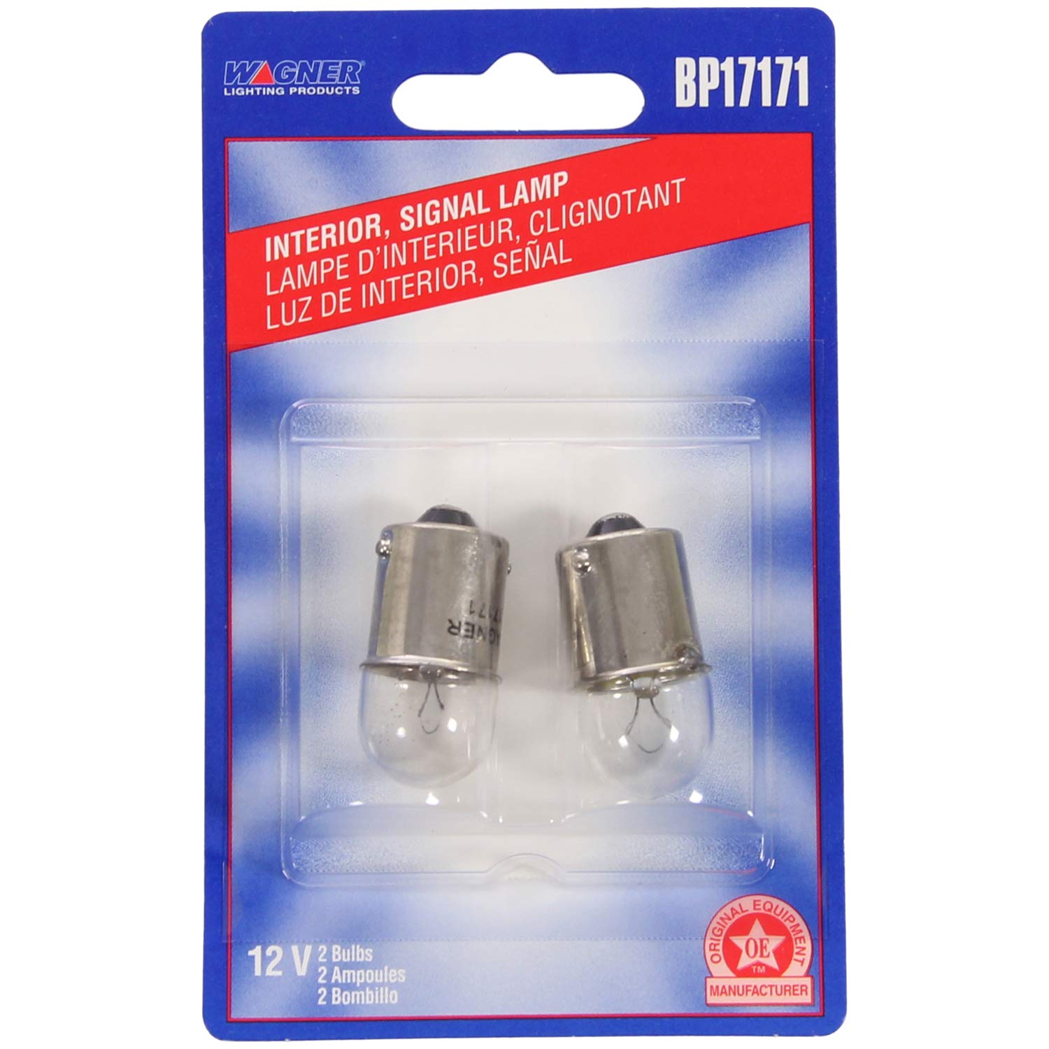 Wagner Lighting Bp17171 Standard Multi-Purpose Light Bulb Card Of 2