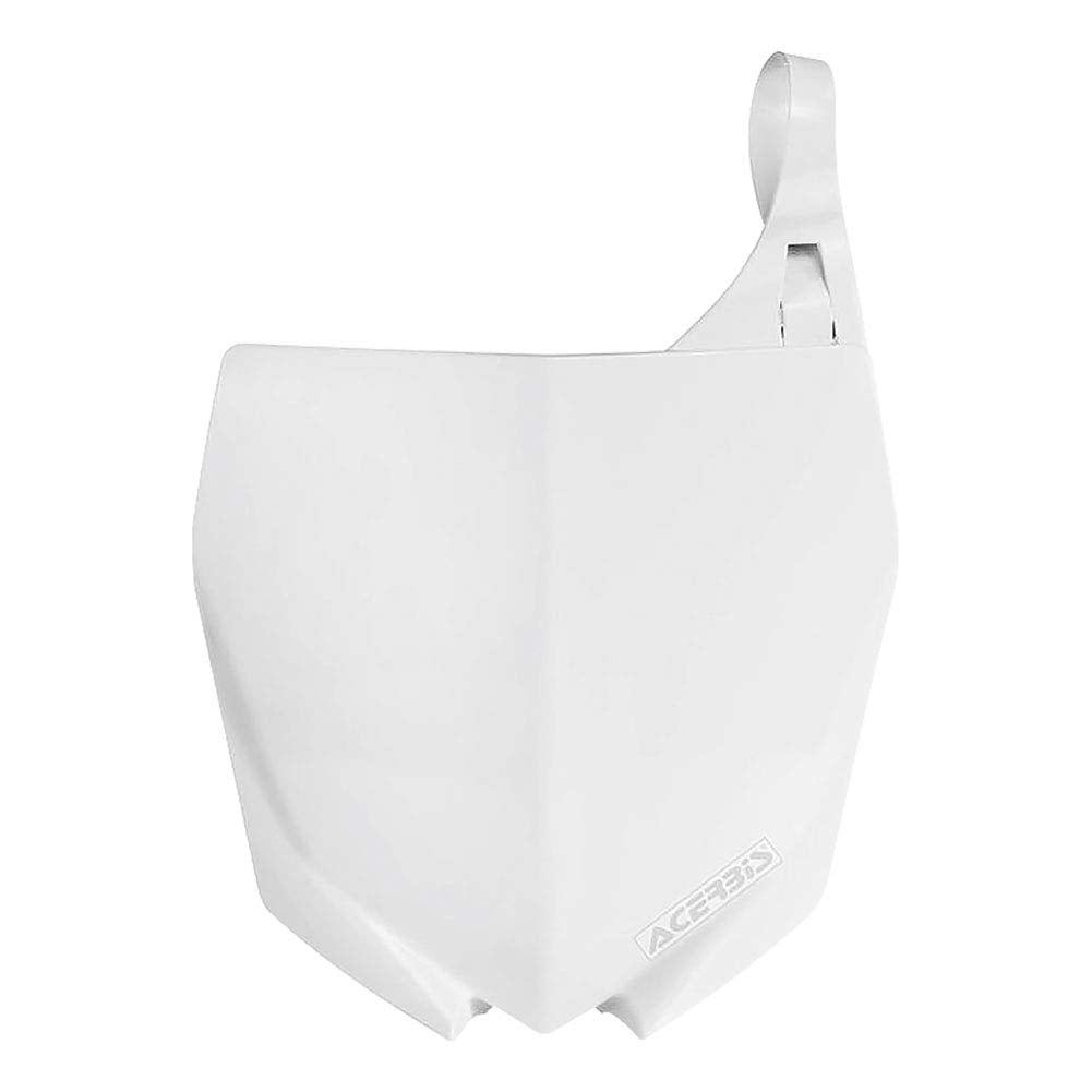 Acerbis Front Number Plate White For Yamaha Yz250 2015-2018