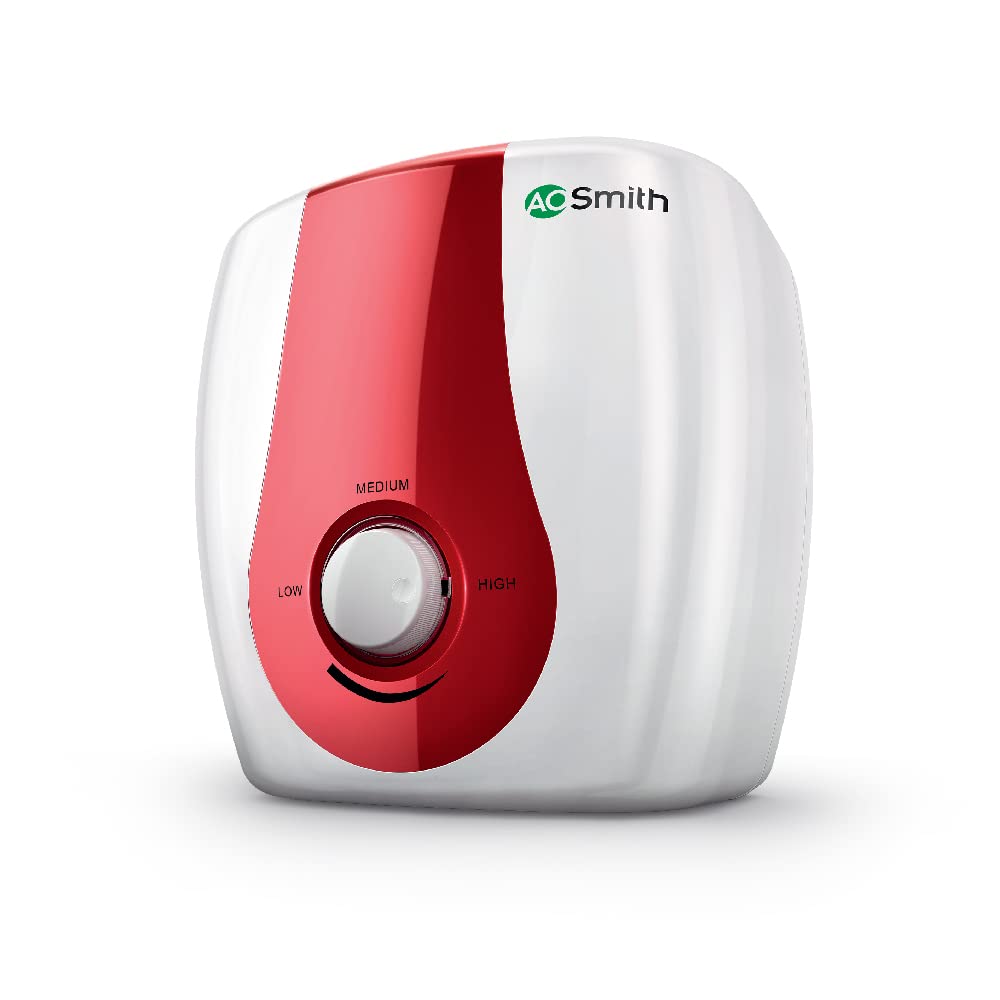 Ao Smith Sgsgreen Series025 Storage 25 Litre 3Kw Vertical Water Heater (Geyser) White Express Heat 5 Star