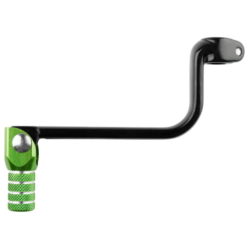 Tusk Folding Shift Lever Black/Green Tip For Kawasaki Klx110 2005-2020