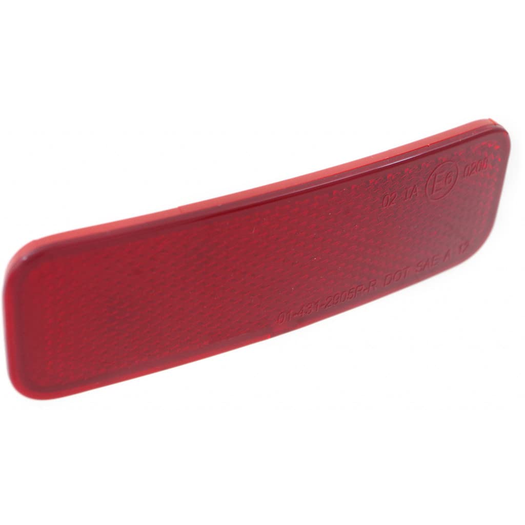 For Ford Transit-150/250/350 2015 2016 2017 Bumper Reflector Passenger Side | Rear | CAPA | Replacement For FO1185106, FO1185106