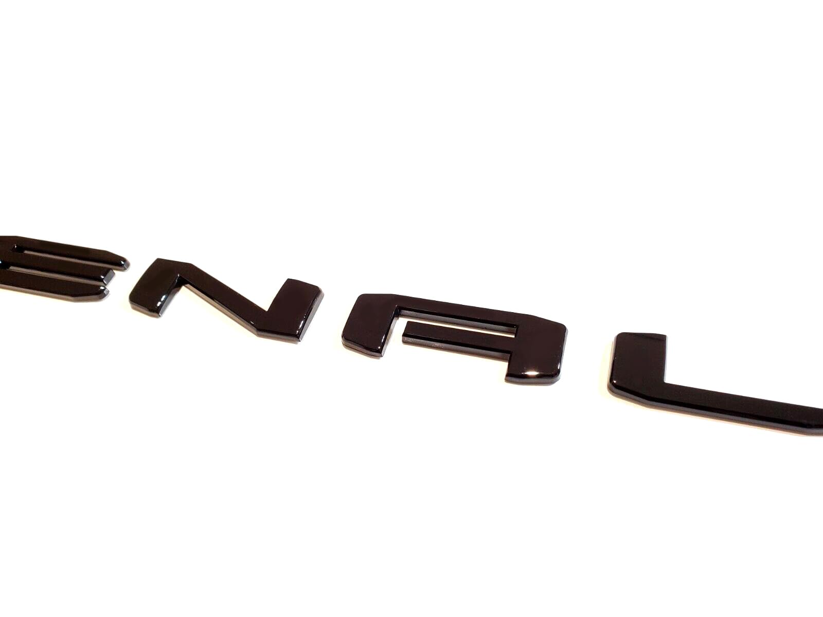 2Pack Set 2019-2025 Sierra Denali Emblem Rear Liftgate Letter Nameplate Badge 3D Compatible With Sierra 1500 2500Hd 3500Hd Denal