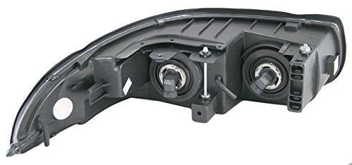 Trq Driver & Passenger Side Headlight Assembly Set Headlights Driver & Passenger Side Compatible With 2000-2005 Buick Lesabre Gm