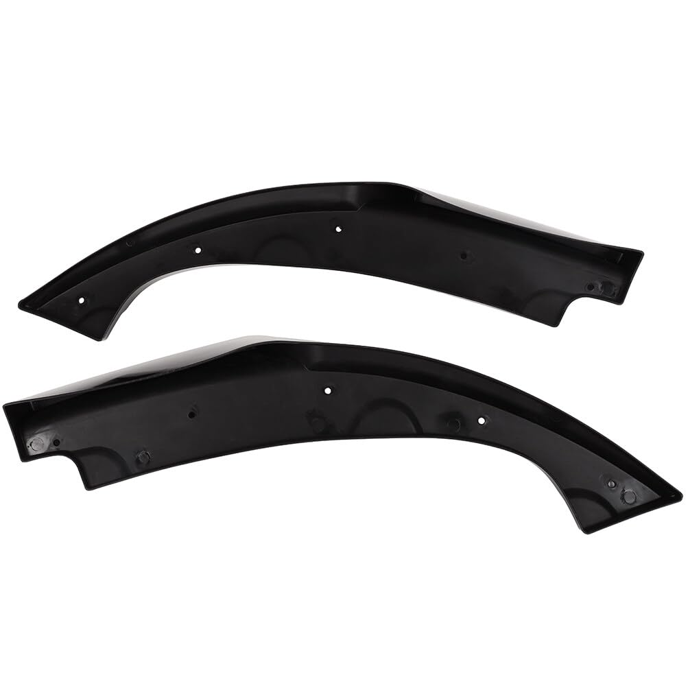 Scitoo Glossy Black Rear Bumper Lower Side Splitters Apron Valance Fits For 2016-2019 For Honda Civic Sedan Pp Rear Bumper Lower Side Lip Canards Diffuser Splitter Apron Valence