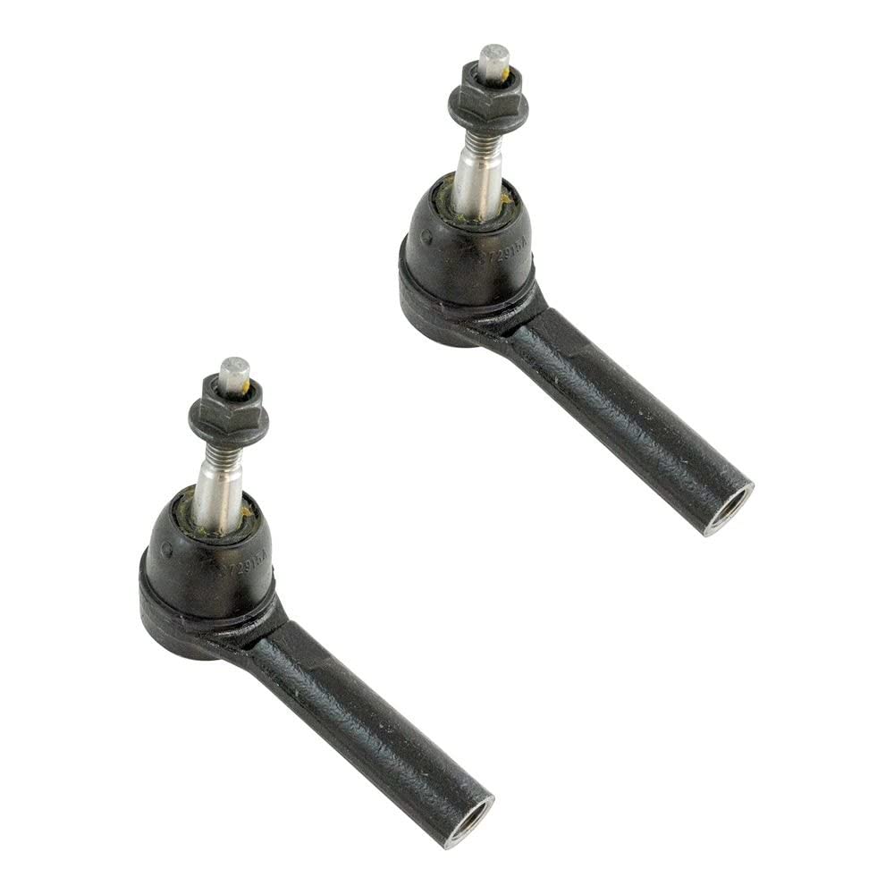 Trq Front Outer Tie Rod Set Compatible With 2011-2016 Buick Lacrosse 2012-2017 Regal Verano 2011-2015 Chevrolet Cruze 2016 Cruze