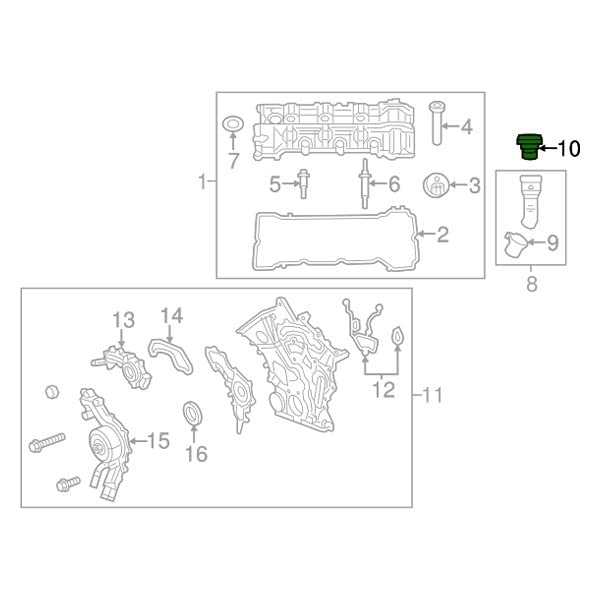 Mopar 04893232Aa Cap Engine Oil