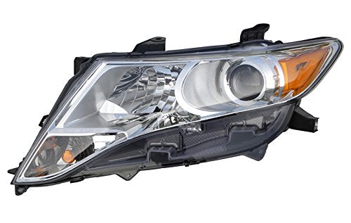 Trq Driver & Passenger Side Headlight Assembly Set Headlights Driver & Passenger Side Compatible With 2009-2015 Toyota Venza To2