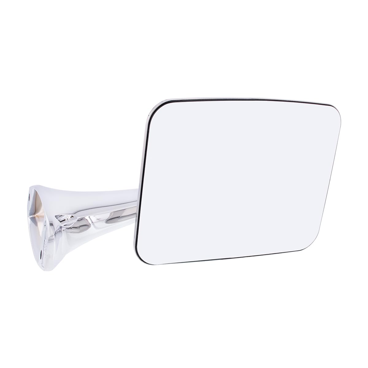 United Pacific 110748 Stainless Steel Exterior Mirror Set for 1970-72 Chevy/GMC Truck, Polished Mirror Head - Set of 2 (Flat Mir