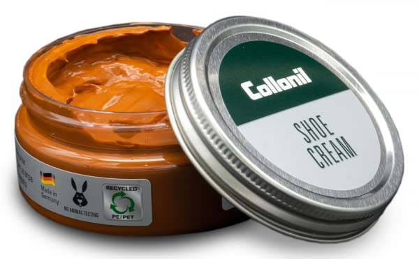 Collonil Light Brown Cream Polish For Smooth Leather Shoes Boots Handbags