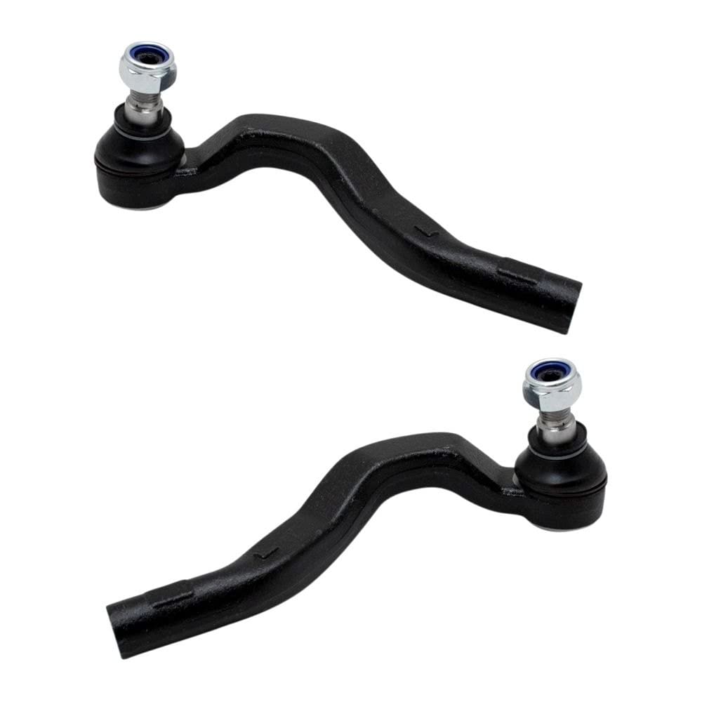 TRQ Front Outer Tie Rod Set Compatible with 1998-2003 Mercedes-Benz E320 2000-2002 E430