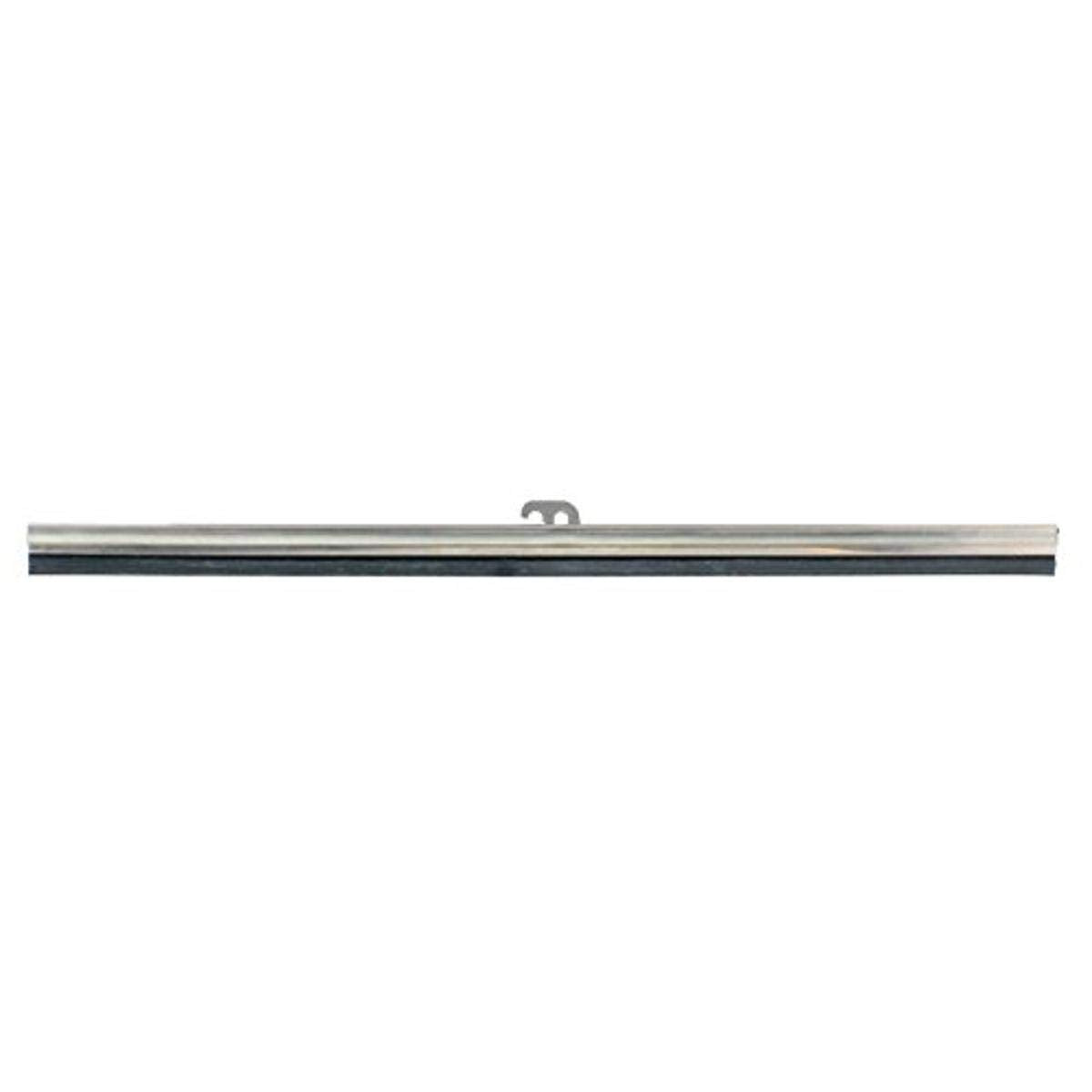 United Pacific A7027 10'' Polished Stainless Steel Hook Style Wiper Blade w/Rubber Blade, Steel Frame, Hook Style Mount, Quality