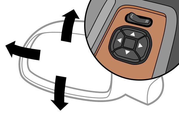 Trq Right Mirror With Heat Passenger Side Compatible With 2007-2011 Dodge Nitro Ch1321278