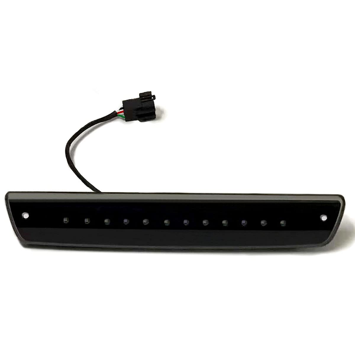 Aliminyy For 1994-2001 Dodge Ram 1500 2500 3500 Led Third 3Rd Brake Light High Mount Stop Light Rear Cargo Lamp (Black Housing & Smoke Lens)