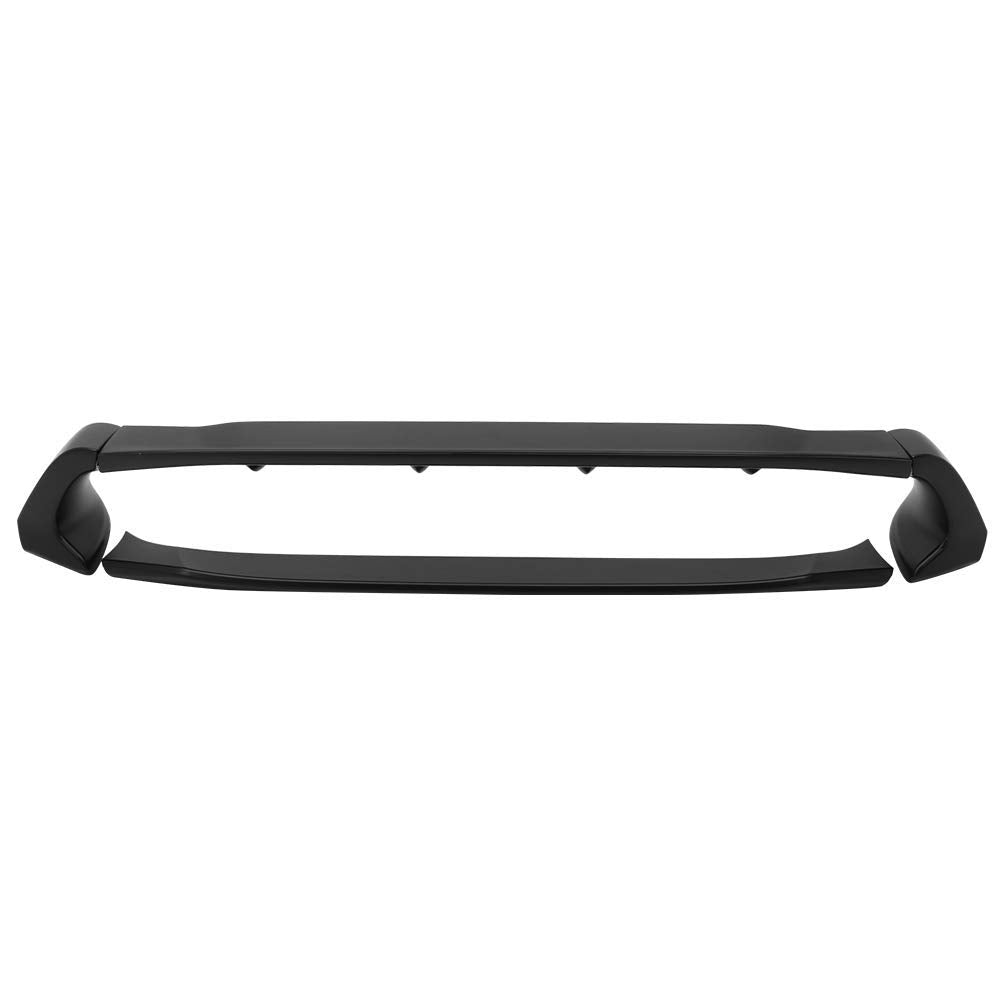 Trunk Spoiler Compatible With 2012-2015 Honda Civic, Unpainted Abs Car Exterior Trunk Spoiler Rear Wing Tail Roof Top Lid By Ikon Motorsports, 2013 2014