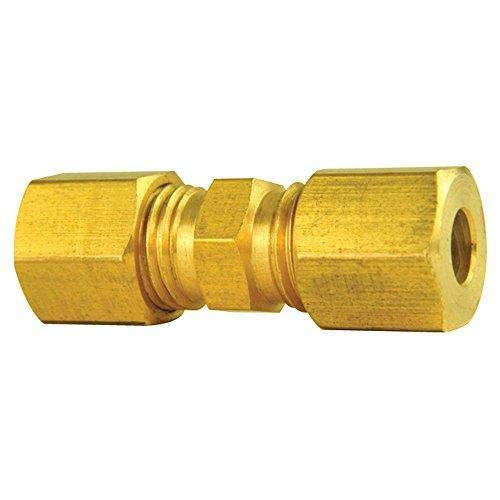 4LIFETIMELINES Brass Compression Union, 1/8, 10/Bag