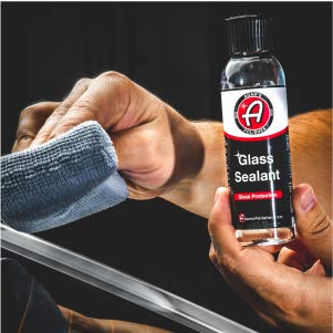 Adam's Polishes Glass Sealant 2.0 4oz - Super Concentrated, Easy Application - Water Simply Rolls Off Treated Surfaces - Designe