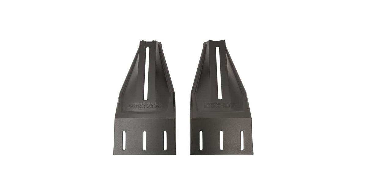 Rhino Rack Reconn-Deck Towers Pair, 11' Tall, Make Space In Your Truck Bed, Works With Reconn-Deck Bars, Pioneer Platform, Vortex Bars, High Strength Aluminum, Black (Rdt2)