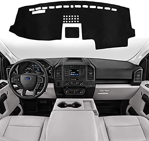 Shinehome Dashboard Cover Dash Mat Compatible With 2015 2016 2017 2018 2019 2020 Ford F150 Dash Covers Interior Dash Board Acces