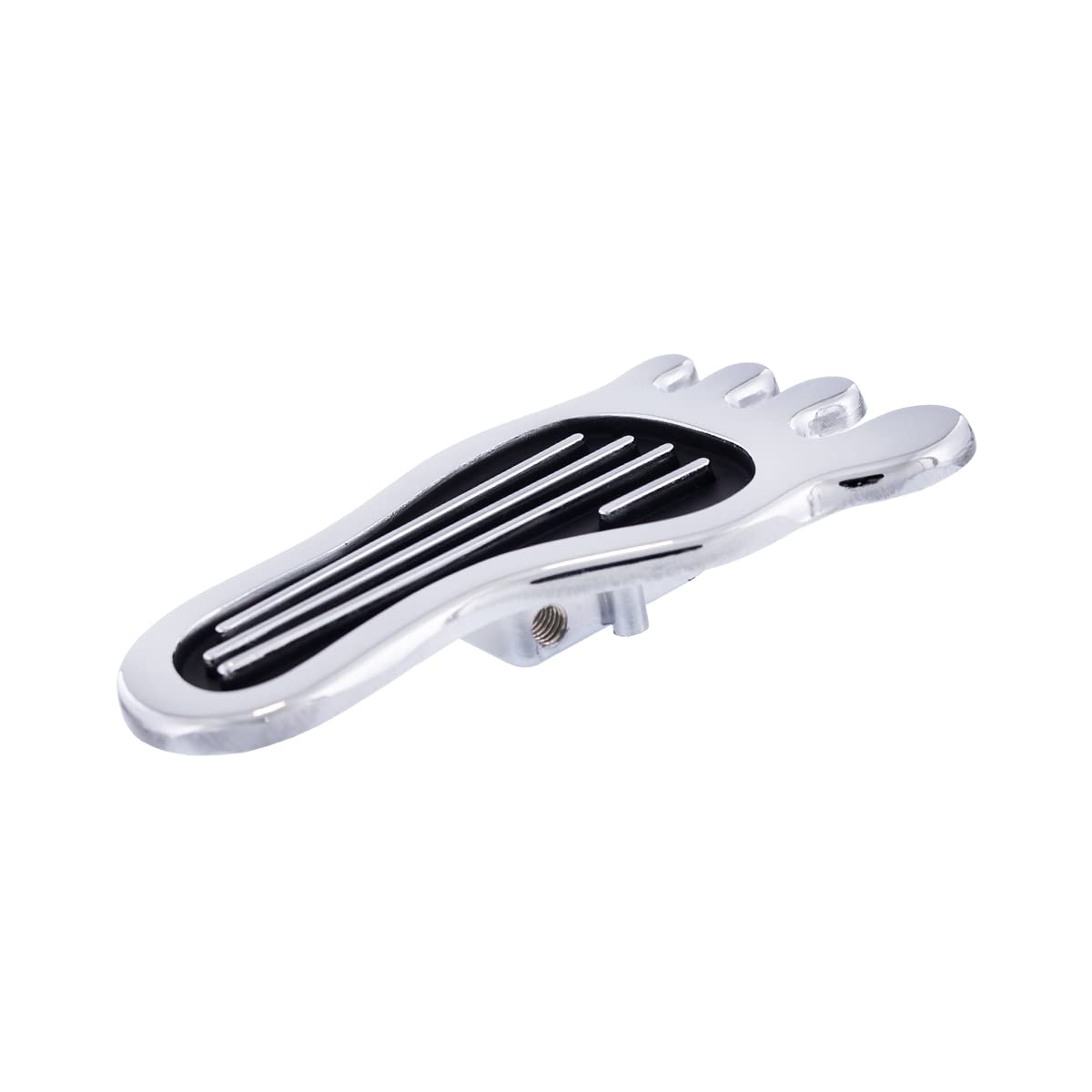 United Pacific S1021 All-Metal Chrome Barefoot Shape Dimmer Switch Cover, Heavy-Duty Switch Cover, Replace Existing Floor Dimmer