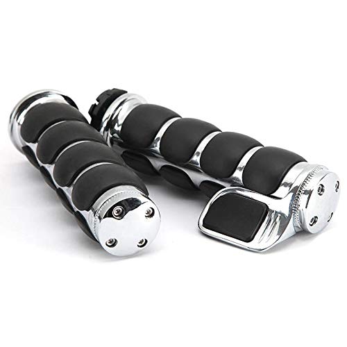 INNOGLOW Motorcycle Handlebar Grips 1'' 26mm Non-Slip Hand Grip with Throttle Assist for Harley Kawasiki Suzuki Cruisers Motorbi