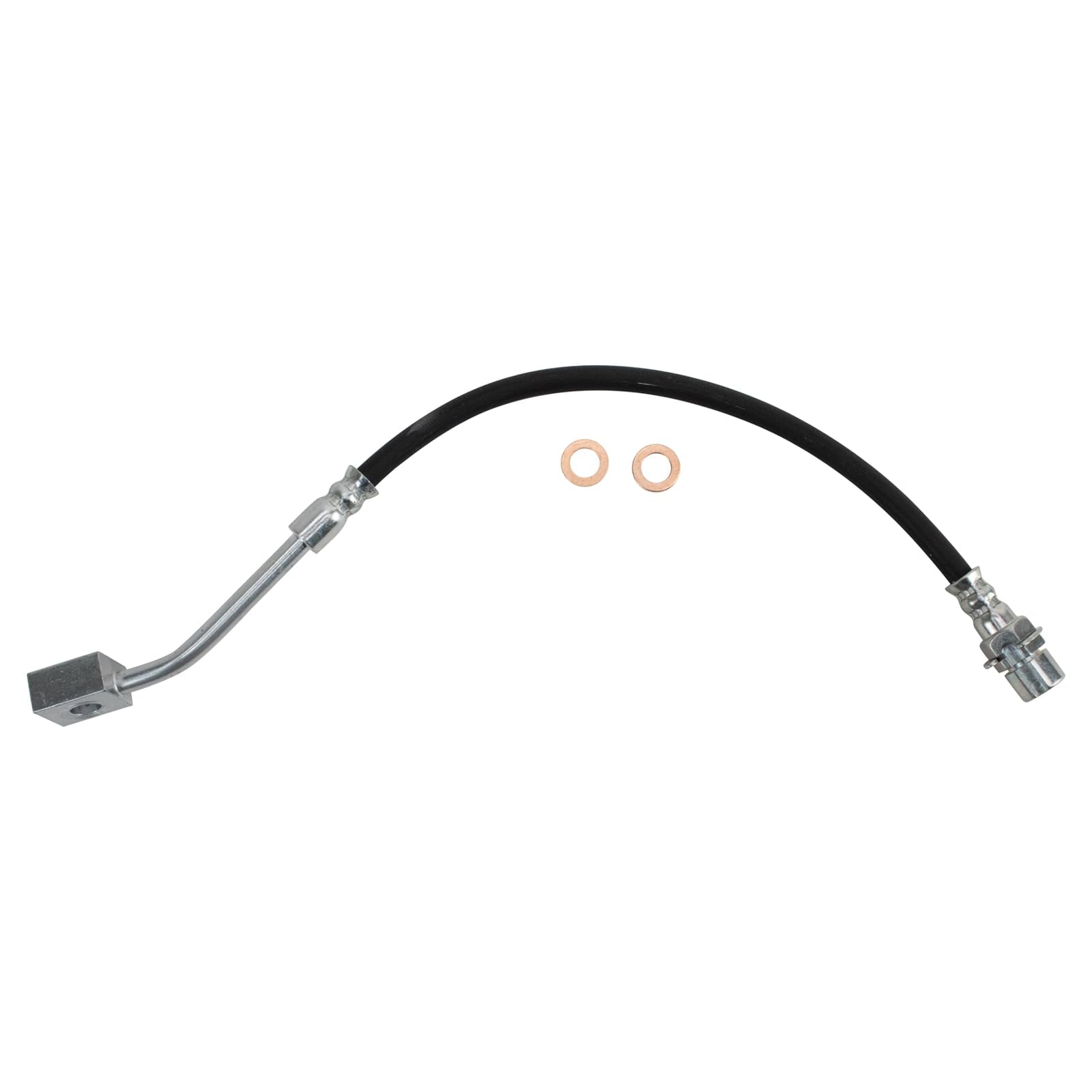 Trq Front Brake Hose Set Compatible With 1999-2004 Ford Mustang