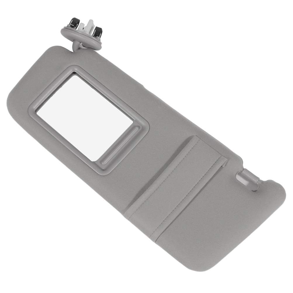 Scitoo Left And Right Sides Gray Sun Visor Fit For 2006-2011 For Toyota For Camry 74320-06800-B0,04002-30706-B0,74310-06770-B0,0