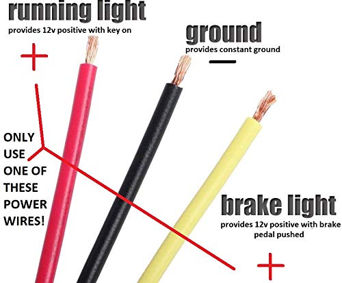 Muzzys Tail Light Whip Power Harness Adapter Splice Pigtail Jumper Fits: 2012-2023 Can Am Maverick X3, Max, X-Ds, Etc. For Powering Led Whips Brake Lights License Plate Lights Or Any 12V Accessory