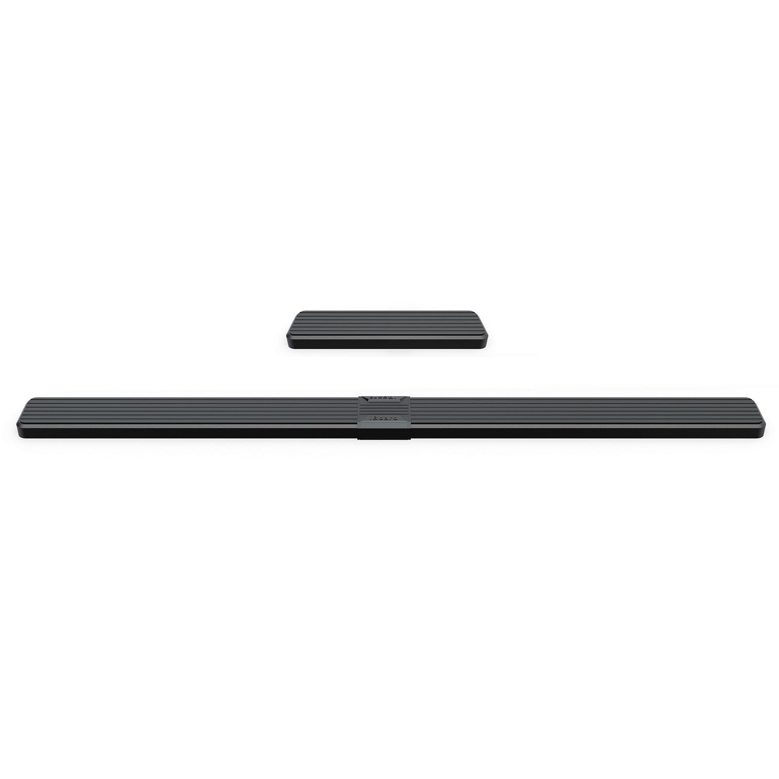 APS Premium 5in Stainless Steel Black Running Boards Compatible with Ford Transit 2015-2025 Full Size Van 3-Door (Exclude 2022-2