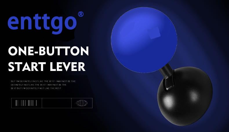 Car One-Touch Start Button With Push-To-Start Rocker Lever, Engine Start/Stop Joystick, Funny Car Ignition Button Cover Decorati