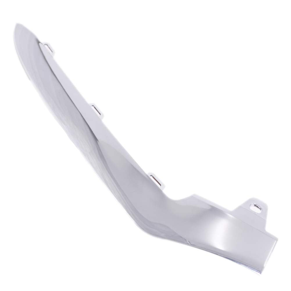 Right Front Bumper Chrome Trim Molding Passenger Side A2128852874 Compatible With Mercedes-Benz E-Class Sedan 2014-2016 W212 E250 E350 E400 E500 E550 Does Not Fit Coupe