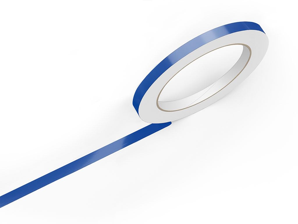 3M 50 Sapphire Blue Gloss Vinyl Pinstriping Tape - Vinyl Striping Lines Stickers, Striping (1/2In X 150Ft Roll)