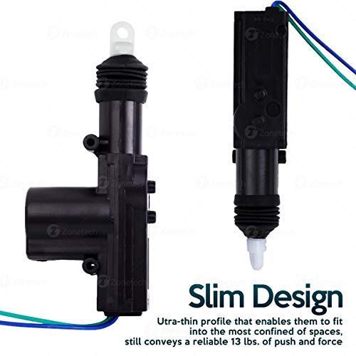 Zone Tech Car Universal High Power Door Lock Actuator - Premium Quality Heavy Duty Durable High Power Door Lock Actuator (20-Pac