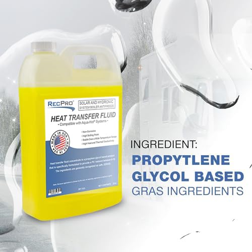 RecPro RV Boiler Antifreeze for Aqua Hot Heating Systems Non-Toxic | RV Heat Transfer Fluid | Solar and Hydronic System Boiler A