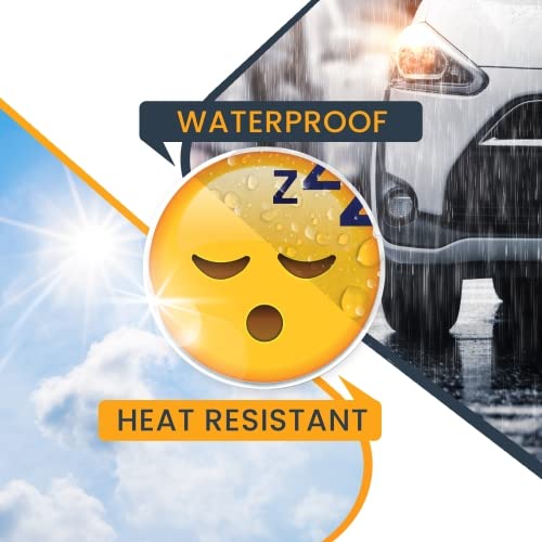 Magnet Me Up Sleeping Zzz Emoticon Magnet Decal, 5 Inch Round, Cute Self-Expression Decorative Magnet For Car, Truck, Suv, Or An