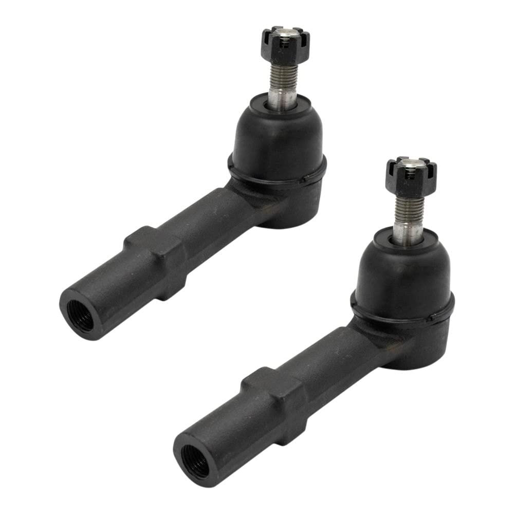 TRQ Front Outer Tie Rod Set Compatible with 2007-2014 Cadillac Escalade Escalade ESV 2007-2013 Escalade EXT Chevrolet Avalanche 