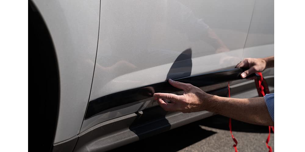 Cowles Custom - Premium Universal Body Molding For All Vehicles - Easy Install, Black Finish, 2 By 16 Ft, Uv Protected, Long Lasting Flexible Pvc