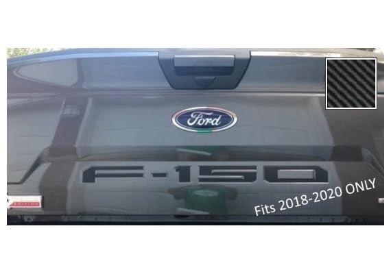 Decal Mods 2018-2020 Tailgate Insert Decals Letters Inlays Indent Stickers (Thin Decal Not Raised Letter) For Ford F150 (2018-20